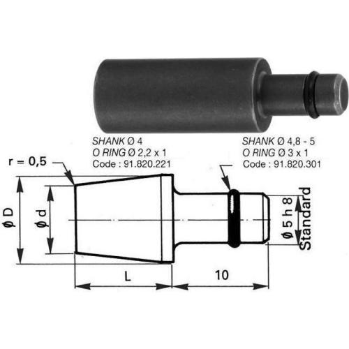 RB400 - Rivet Set - Countersunk Rivets | Cleco